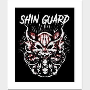 shin guard and the dark fox Posters and Art